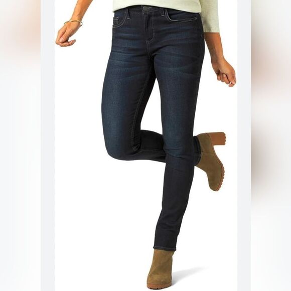 Lee Riders Women's Midrise Skinny Jeans with Premium Stretch Fabric - Picture 1 of 7